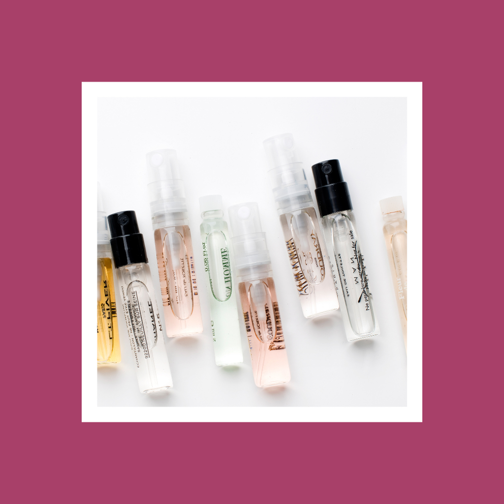 The For Teen Girls Viral Discovery set contains samples of Claudio Zucca - Vanilla Pancake Extrait de Parfum, Lorenzo Pazzaglia - Sugar Kisses Extrait de Parfum, Theodoros Kalotinis - Bubble Gum Factory Eau de Parfum, Jousset Parfums - Sticky Popcorn Extrait de Parfum, Duduar - Happy Apple Extrait de Parfum, Aziri Paris - Granita Extrait de Parfum